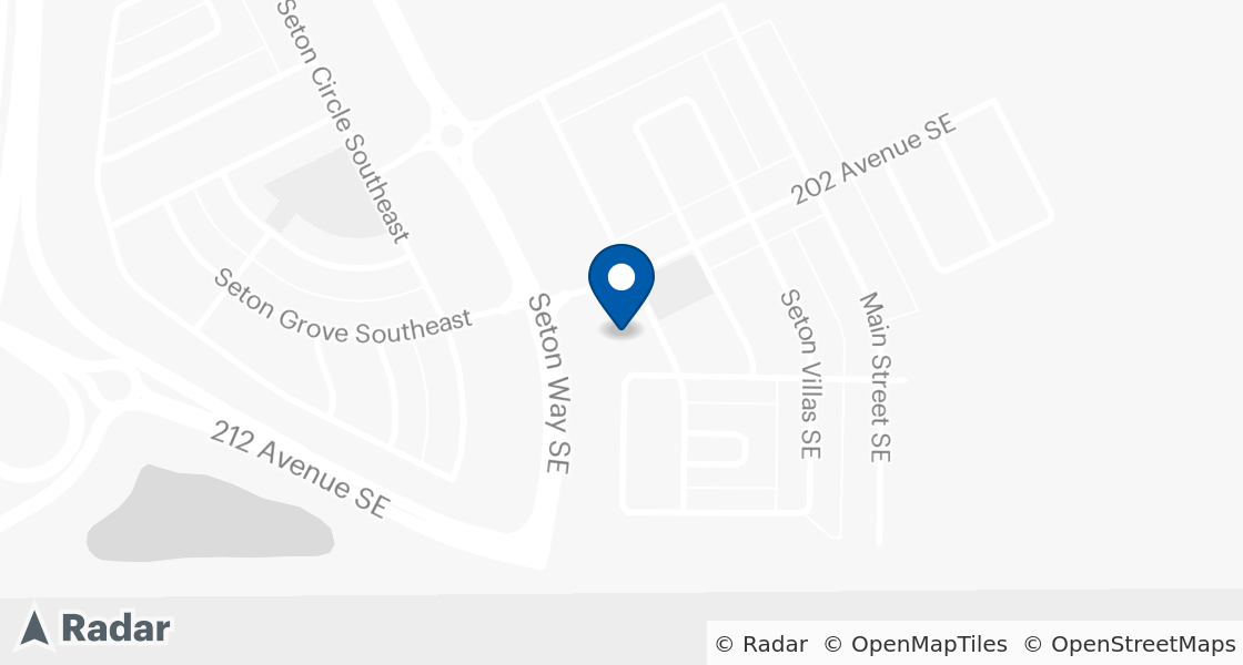 Map of Dairy Queen Location:: 180 - 3775 202 Ave SE, Calgary, AB, T3M 0J1